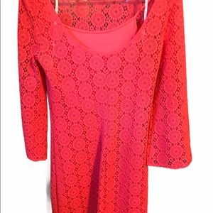 Lilly Pulitzer long sleeve eyelet dress